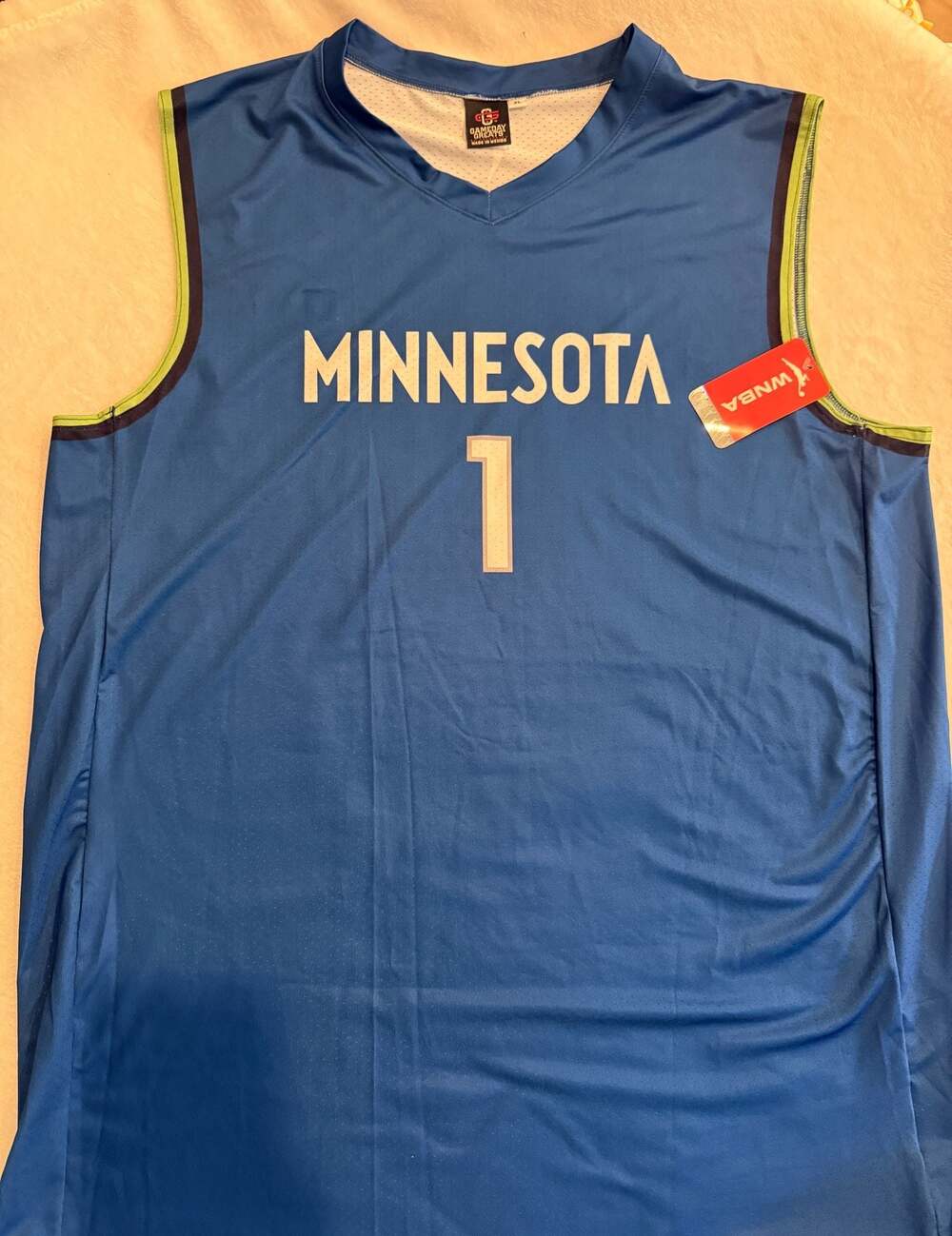 Gameday Greats Diamond Miller #1 Minnesota Lynx WNBA Explorer Edition Jersey